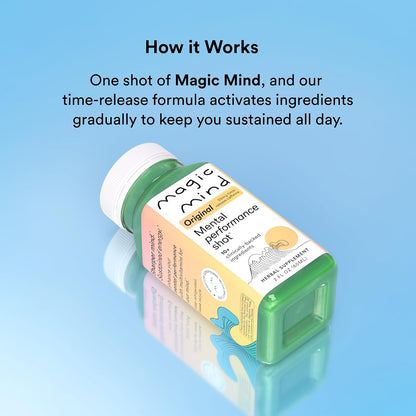 Magic Mind Original Energy &Focus Nootropic Shot 15 Bottle