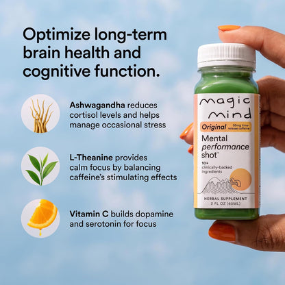 Magic Mind Original Energy &Focus Nootropic Shot 15 Bottle